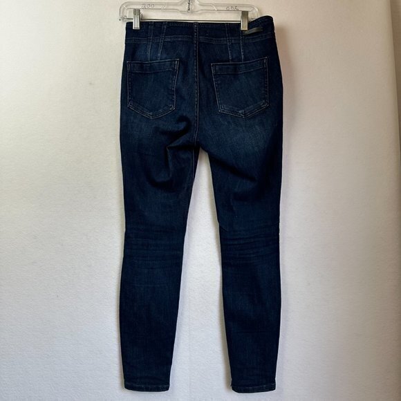 Pilcro and The Letterpress Jeans Women‎ 26x28 Blue Denim Pants High Rise Skinny - Picture 6 of 10